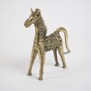Dhokra Art Horse Statue