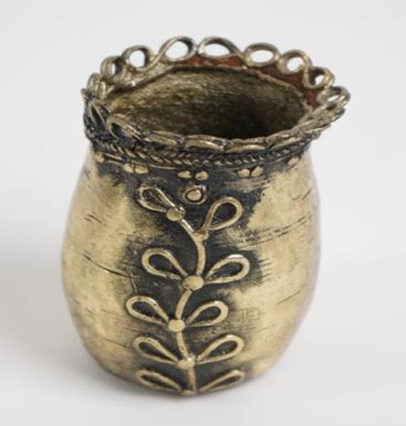 Dhokra Art Pot