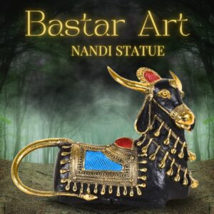 Bastar Art Nandi with Base