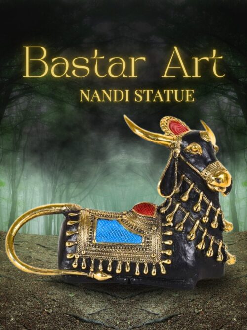 Bastar Art Antique Nandi Statue