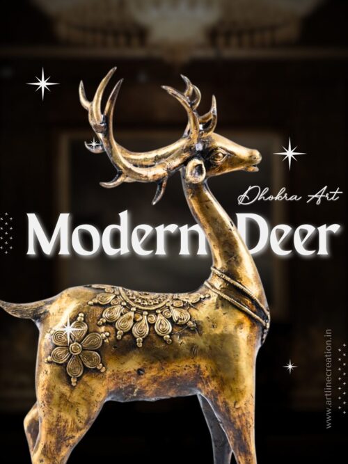 Dhokra Art Modern Deer