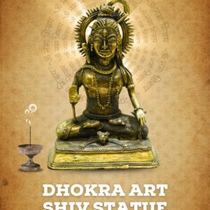 Dhokra Art Shiv Statue