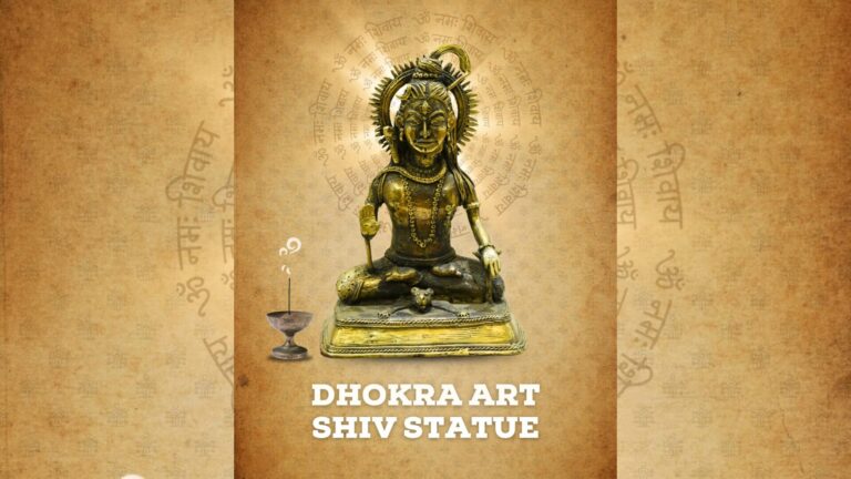 shiva statue Dhokra art
