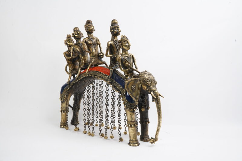 Elephant Procession Sculpture