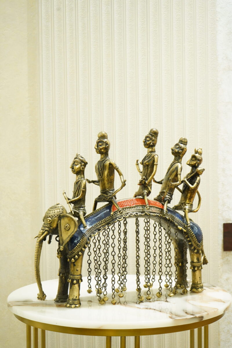 Elephant Procession Sculpture