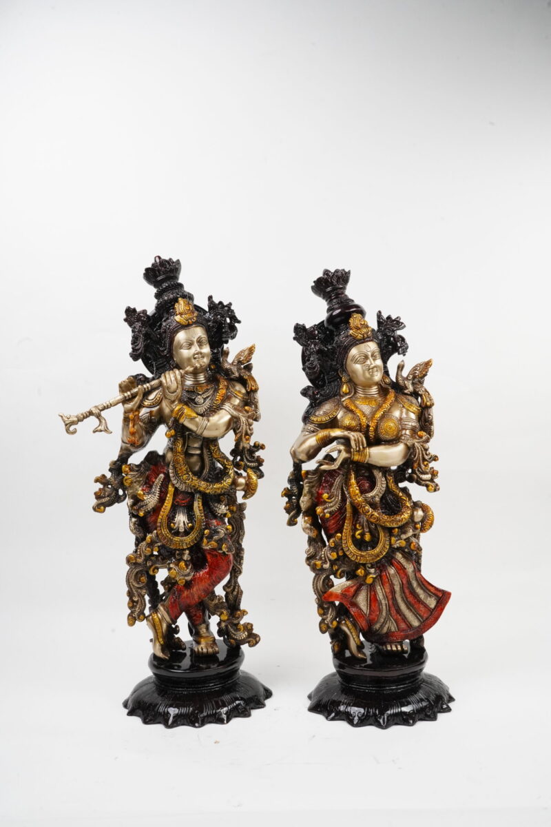 Radha Krishna Decorative Statues