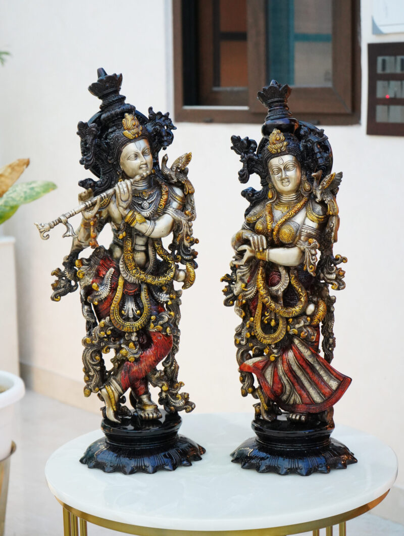 Radha Krishna Decorative Statues