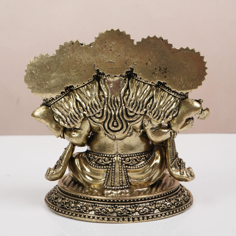 Panchmukhi Ganesha Brass Idol